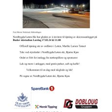 Offesiell åpning Skicrossanlegg og skileik 17.februar 2024