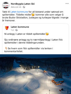 Ni anlegg i Løten er tildelt spillemidler